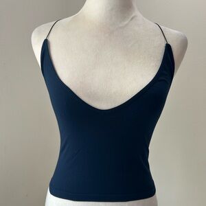 Intimately by Free People Women’s Navy V-Neck Slim Camisole Top, XS/S